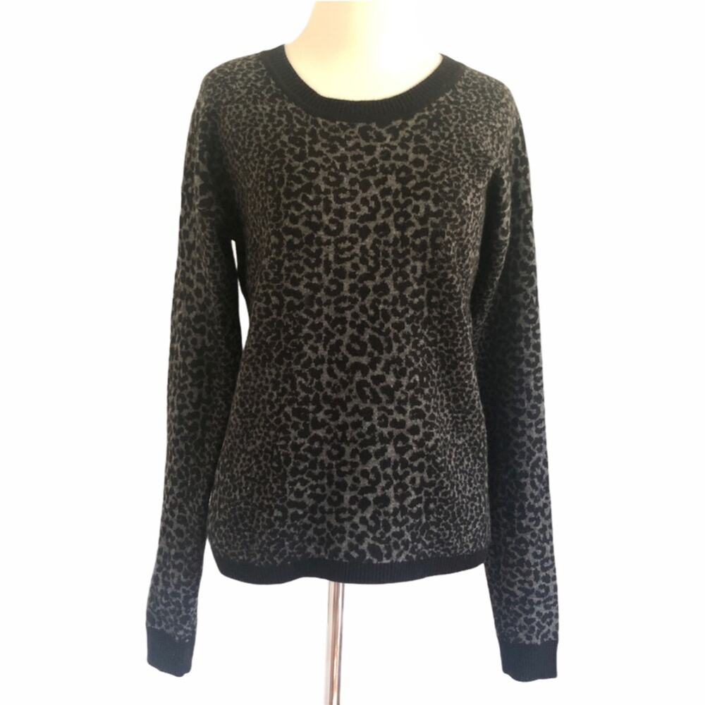 Joie soft animal print sweater size M